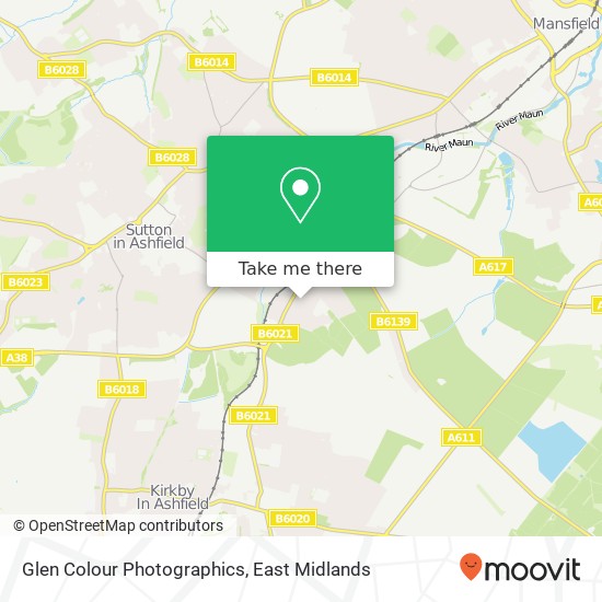 Glen Colour Photographics map