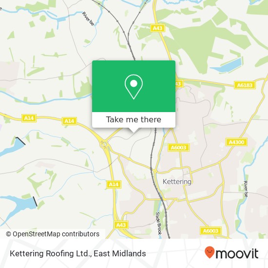 Kettering Roofing Ltd. map