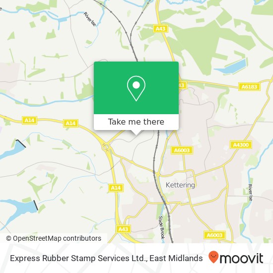 Express Rubber Stamp Services Ltd. map