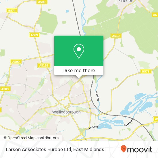 Larson Associates Europe Ltd map