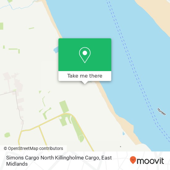 Simons Cargo North Killingholme Cargo map