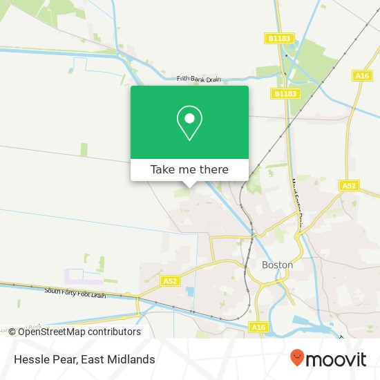 Hessle Pear map