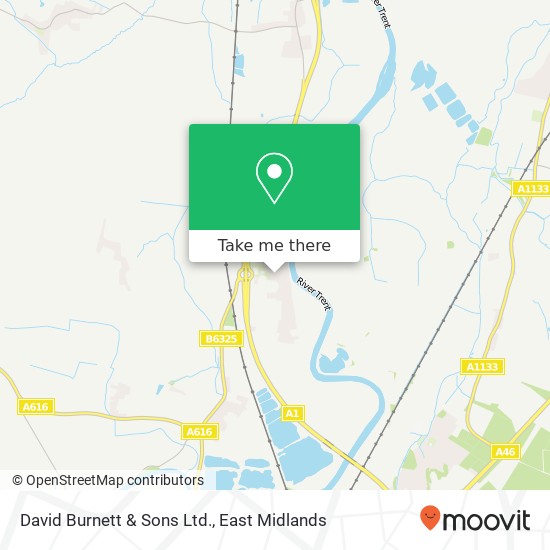 David Burnett & Sons Ltd. map