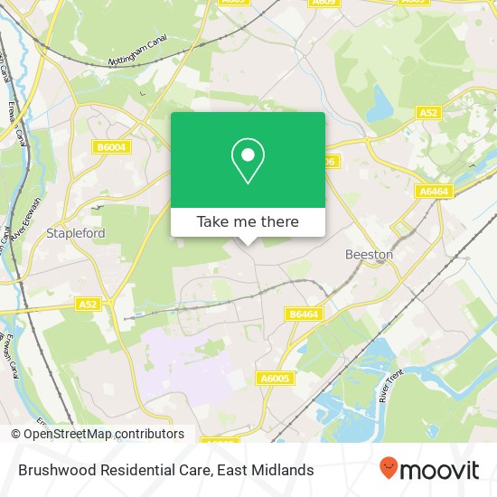 Brushwood Residential Care map