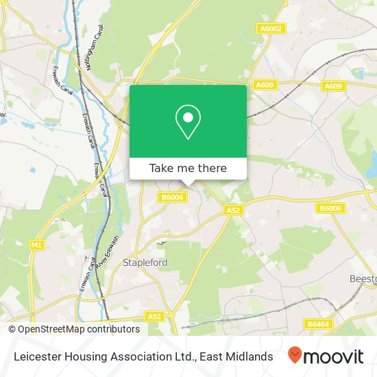 Leicester Housing Association Ltd. map