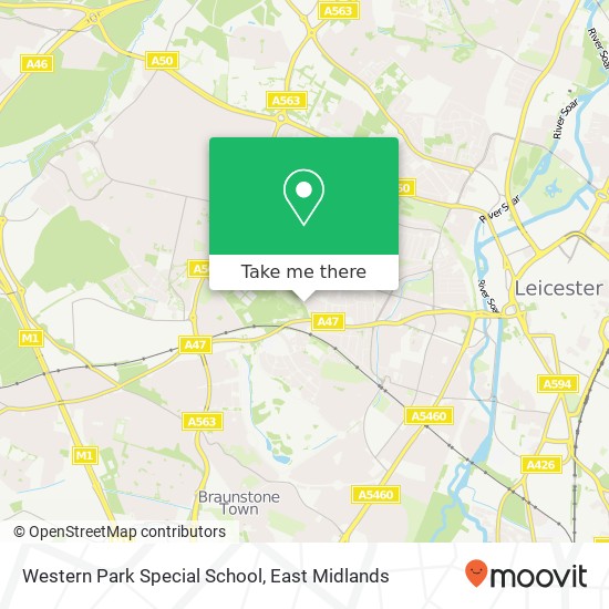 Western Park Special School map