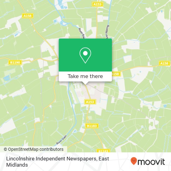 Lincolnshire Independent Newspapers map