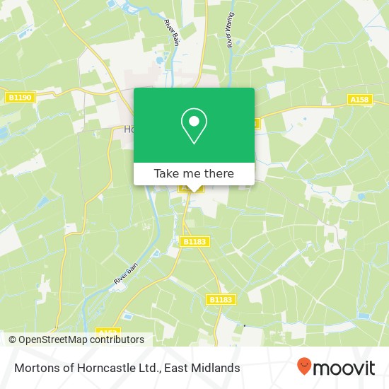 Mortons of Horncastle Ltd. map