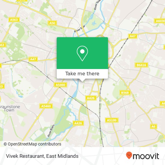 Vivek Restaurant map