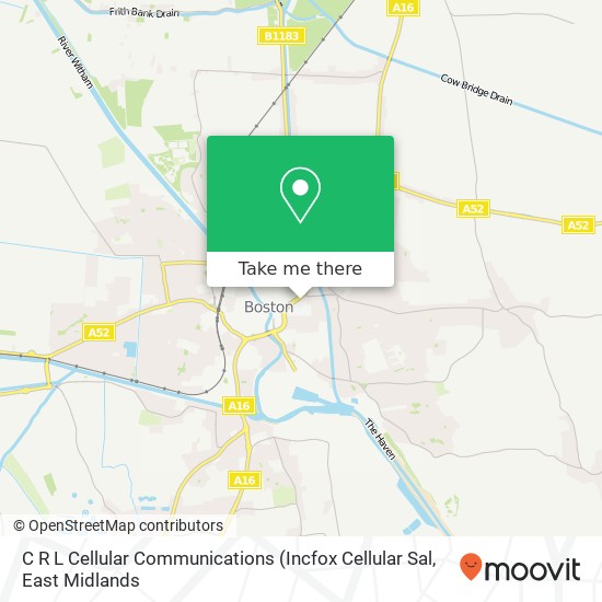 C R L Cellular Communications map