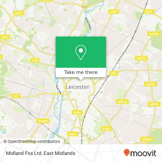 Midland Fox Ltd map