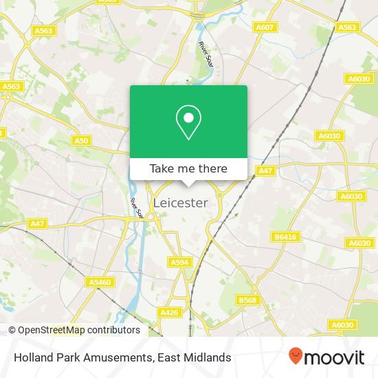 Holland Park Amusements map