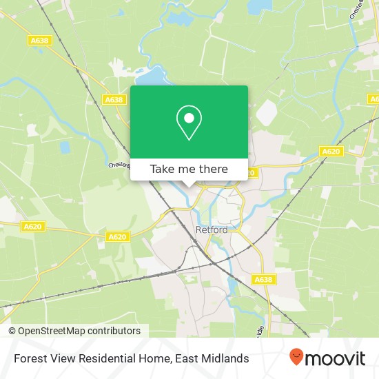 Forest View Residential Home map