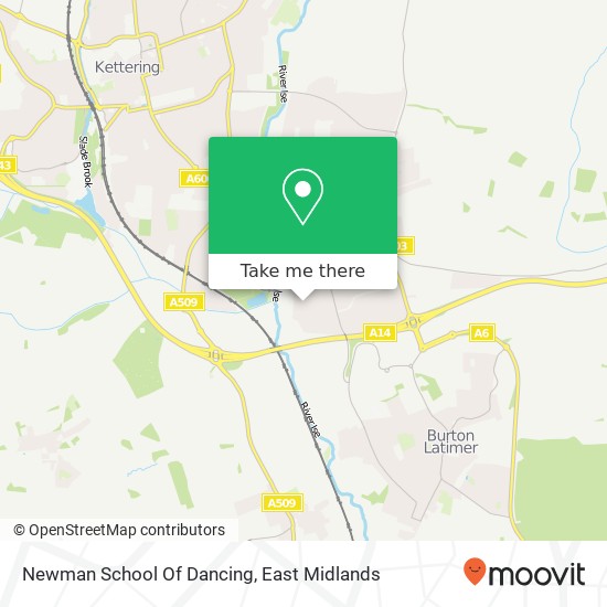 Newman School Of Dancing map