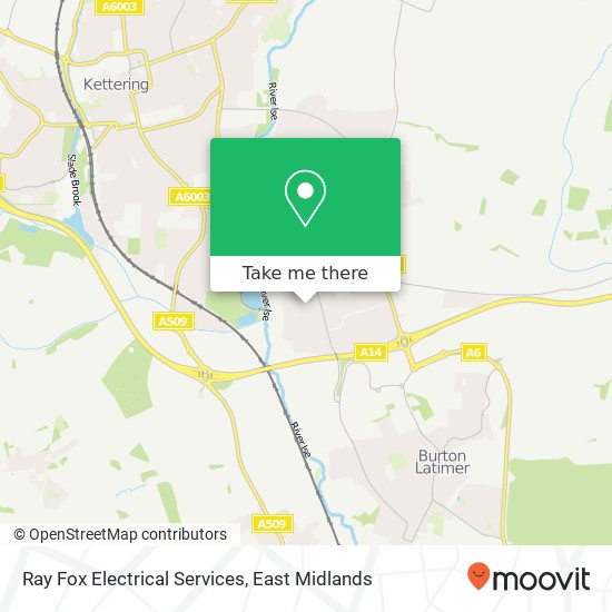 Ray Fox Electrical Services map