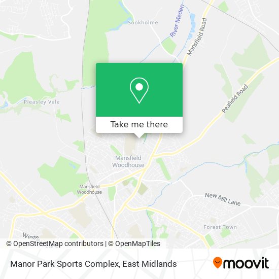 Manor Park Sports Complex map