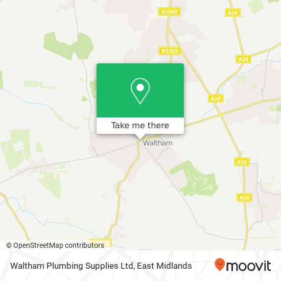 Waltham Plumbing Supplies Ltd map