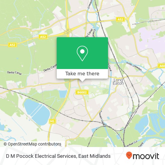 D M Pocock Electrical Services map