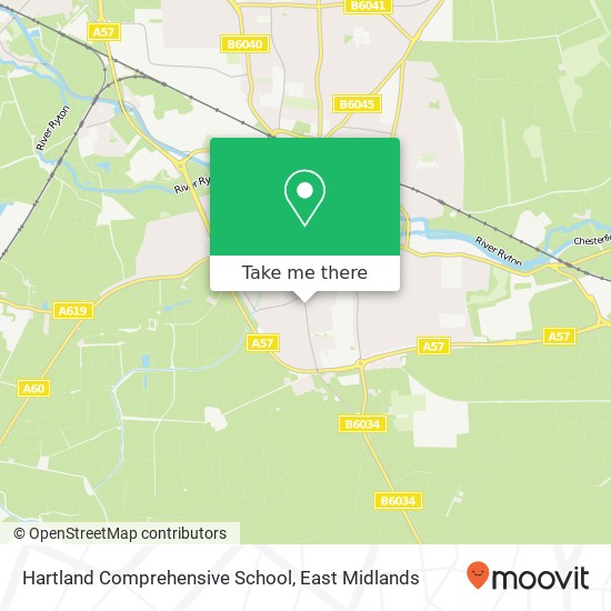 Hartland Comprehensive School map