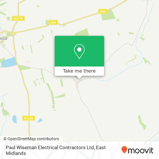 Paul Wiseman Electrical Contractors Ltd map