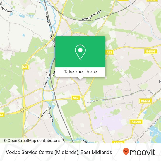 Vodac Service Centre (Midlands) map