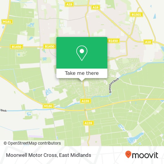 Moorwell Motor Cross map