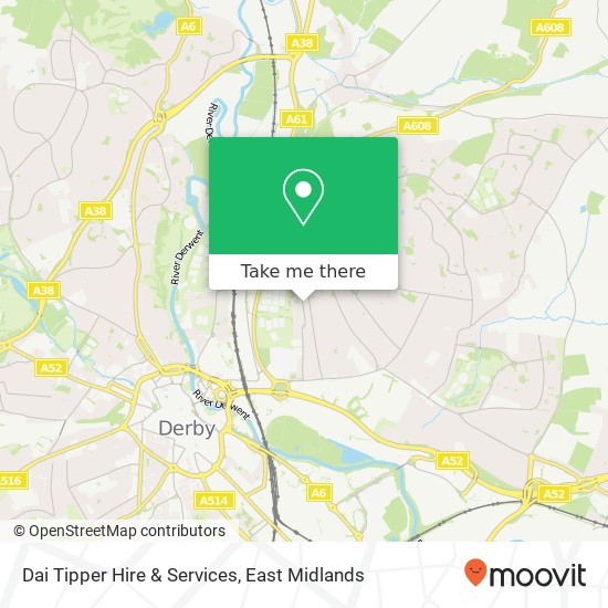 Dai Tipper Hire & Services map