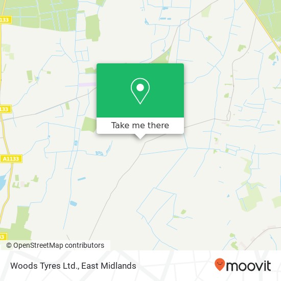 Woods Tyres Ltd. map