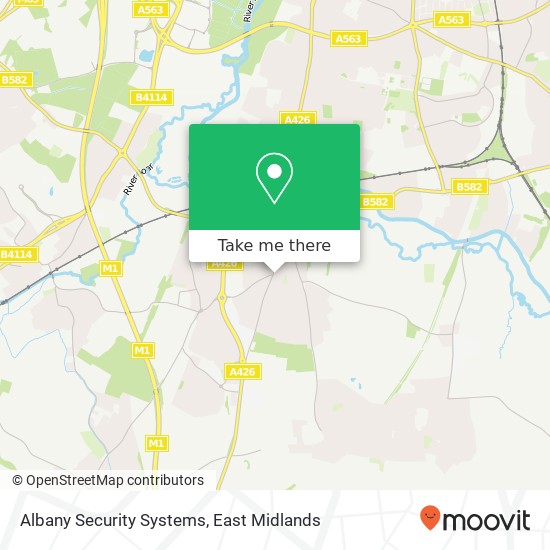 Albany Security Systems map
