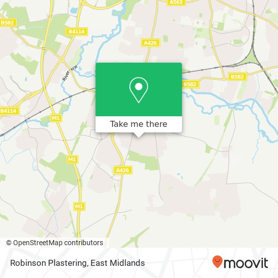 Robinson Plastering map