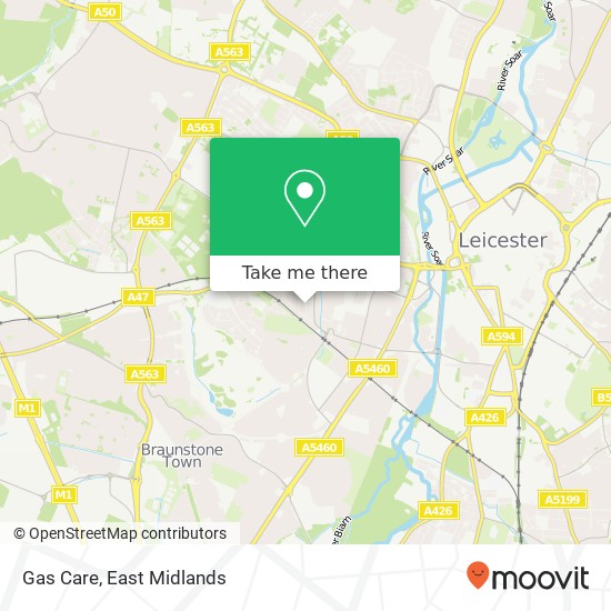 Gas Care map