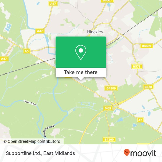 Supportline Ltd. map