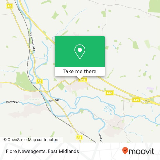 Flore Newsagents map