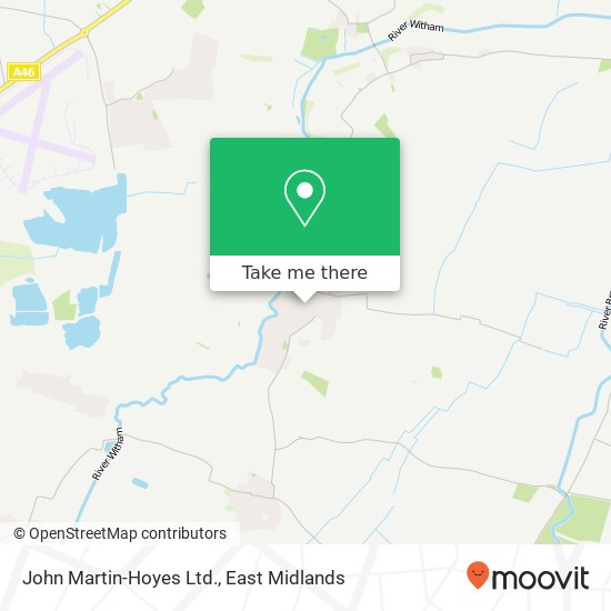 John Martin-Hoyes Ltd. map