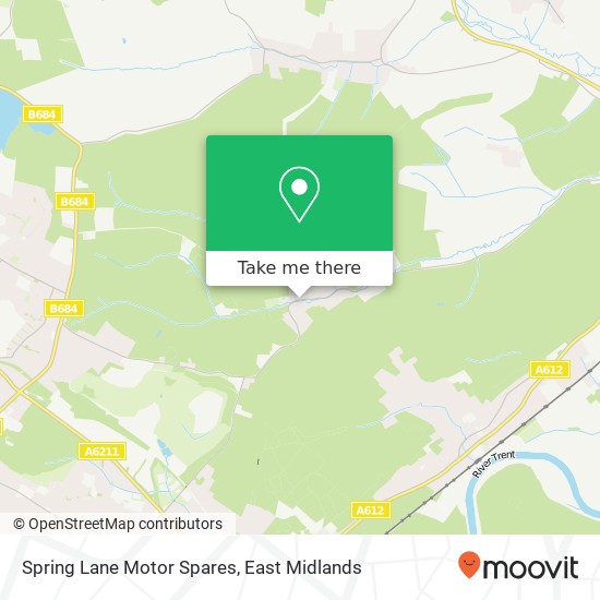 Spring Lane Motor Spares map