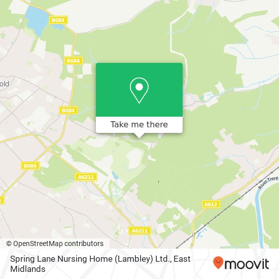 Spring Lane Nursing Home (Lambley) Ltd. map