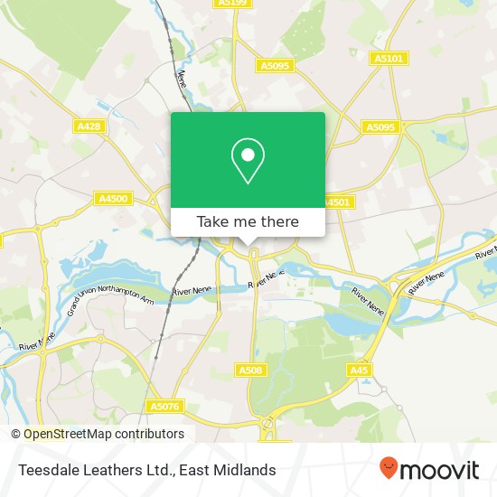 Teesdale Leathers Ltd. map