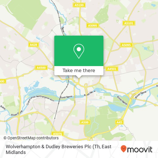 Wolverhampton & Dudley Breweries Plc map