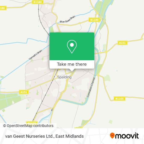 van Geest Nurseries Ltd. map