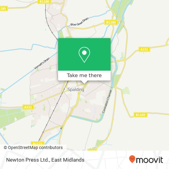 Newton Press Ltd. map