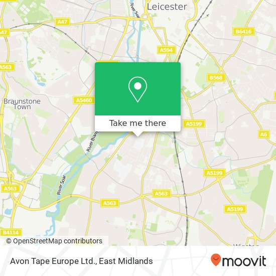 Avon Tape Europe Ltd. map