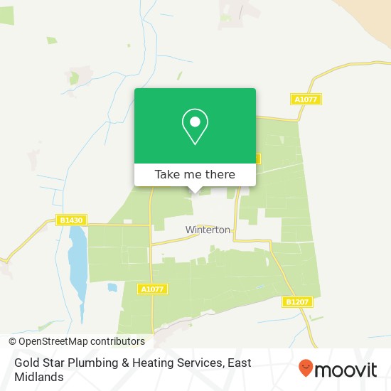 Gold Star Plumbing & Heating Services map