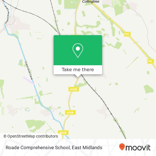 Roade Comprehensive School map