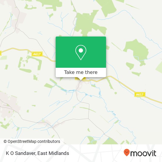 K O Sandaver map