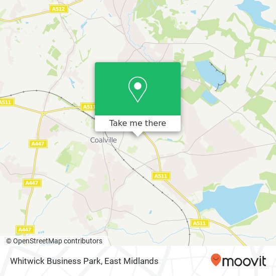 Whitwick Business Park map