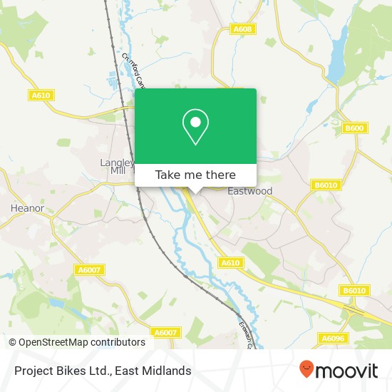 Project Bikes Ltd. map