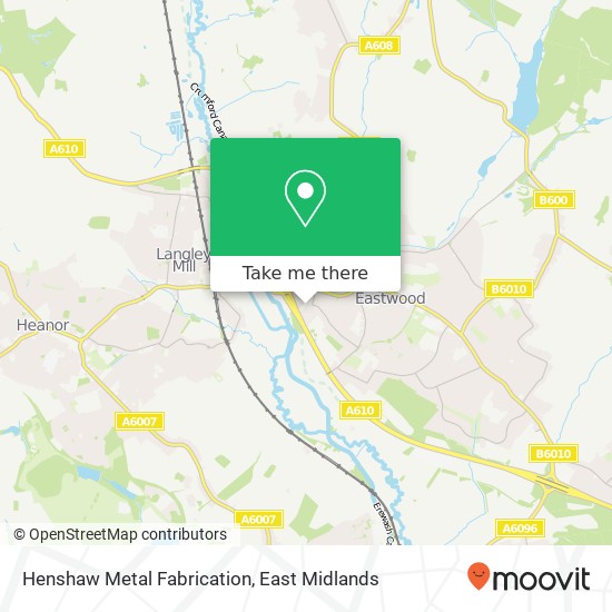 Henshaw Metal Fabrication map