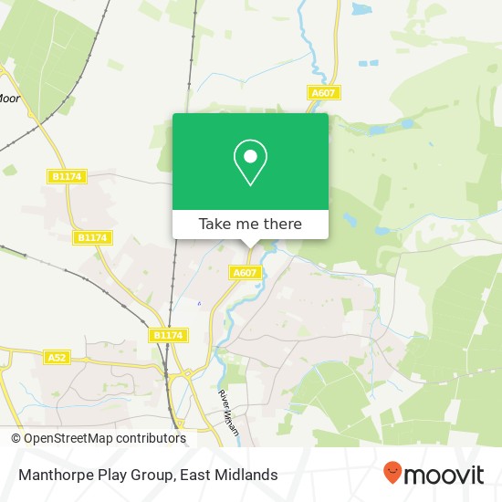 Manthorpe Play Group map
