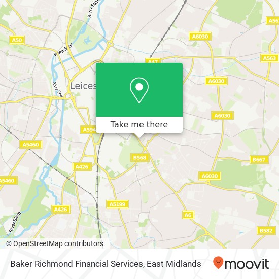 Baker Richmond Financial Services map