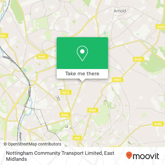 Nottingham Community Transport Limited map